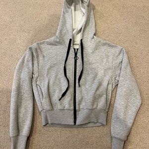Gray Women's Hoodie Jacket